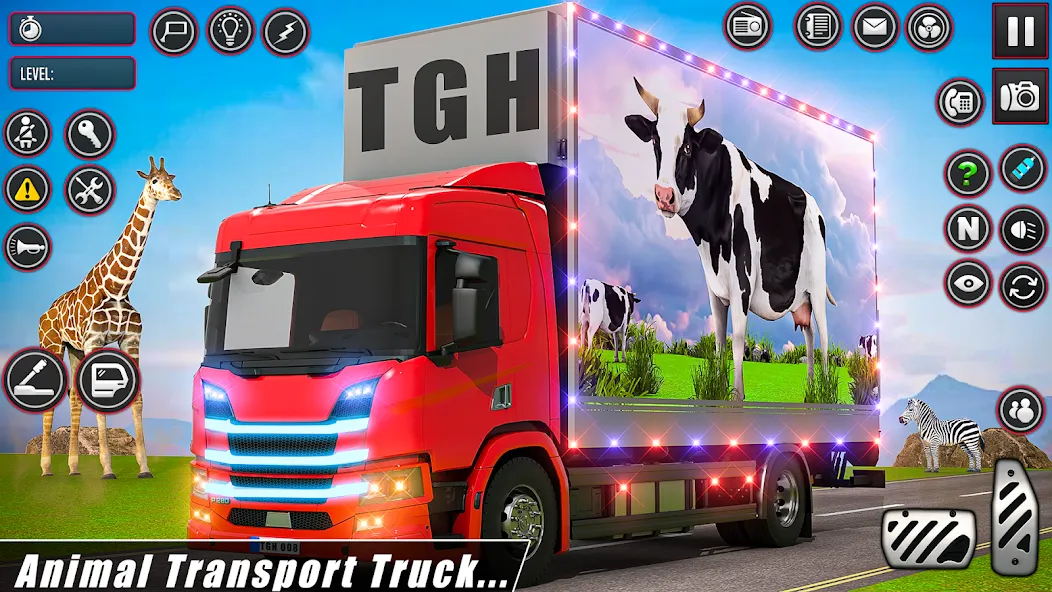 Animal Transport Driving Games (Домашний перевоз игры) [МОД Все открыто] APK Android Screenshot 4