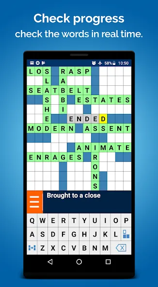 Crossword Puzzle (Кроссворд Пазл) [МОД Все открыто] APK Android Screenshot 2