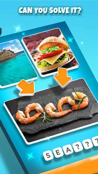 2 Pics 1Word. Offline Games [МОД Mega Pack] APK Android Screenshot 3