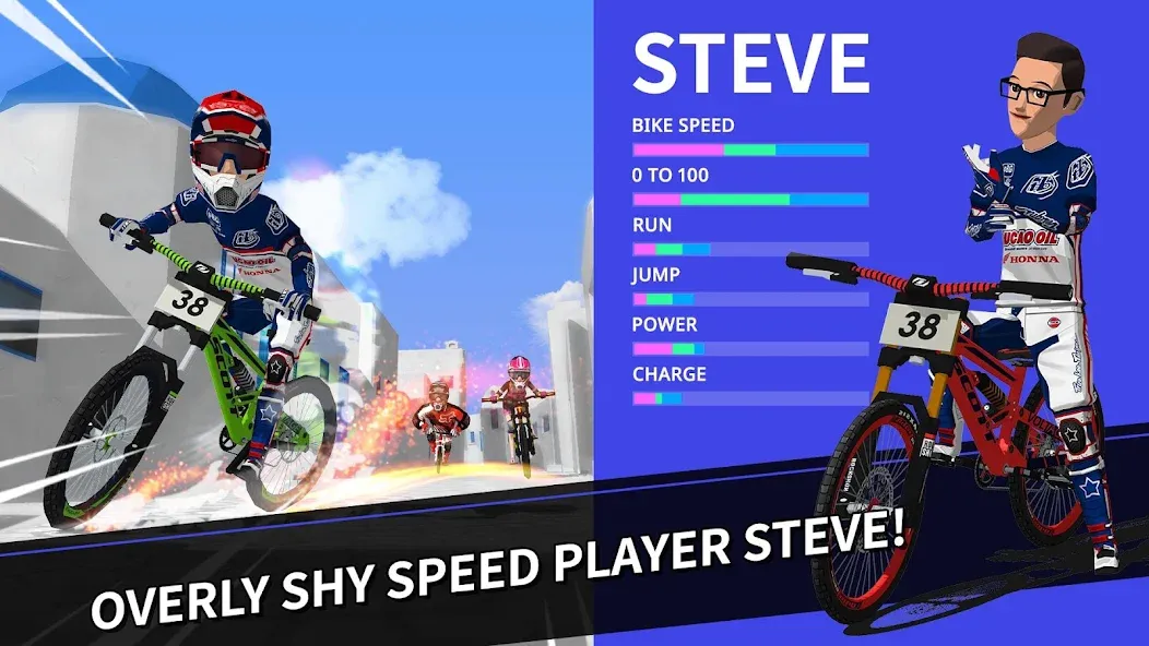 Downhill Masters (Даунхилл мастерс) [МОД Mega Pack] APK Android Screenshot 2
