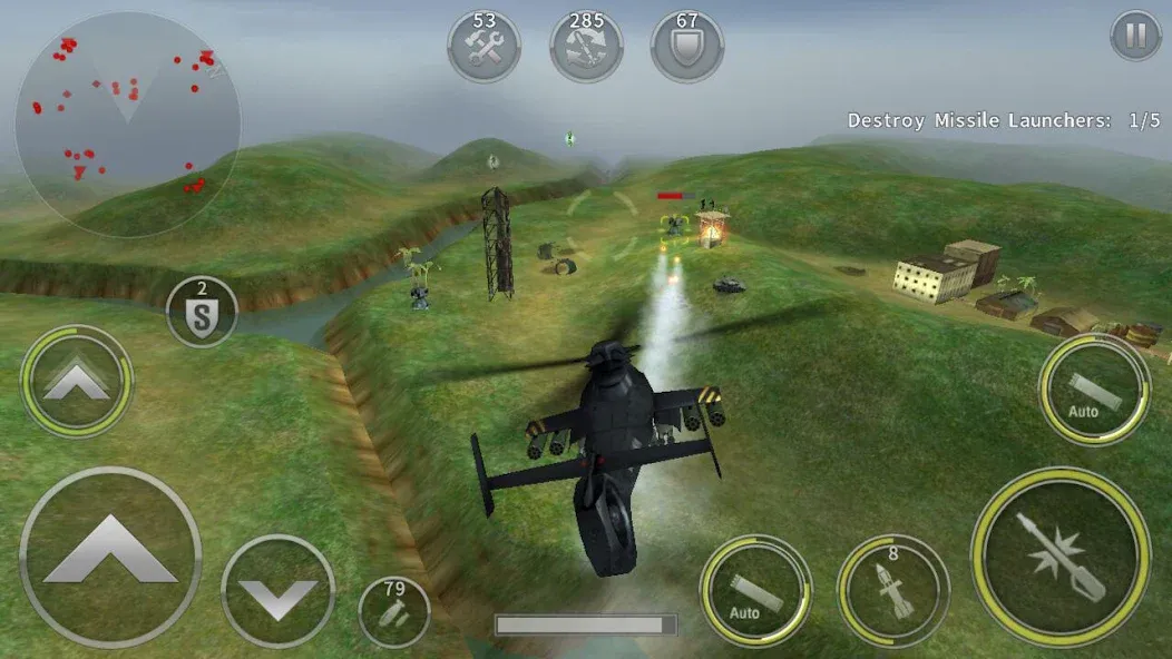 GUNSHIP BATTLE: Helicopter 3D [МОД Бесконечные монеты] APK Android Screenshot 2