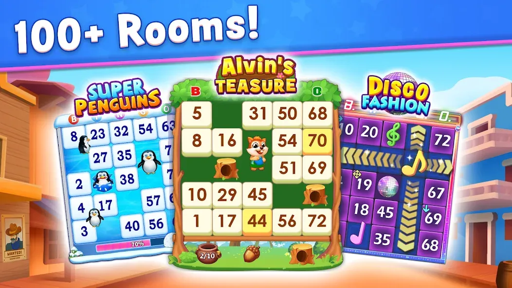 Bingo: Play Lucky Bingo Games (Бинго) [МОД Unlocked] APK Android Screenshot 2