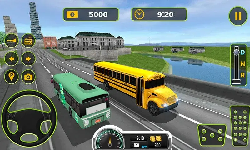 School Bus Driving Game [МОД Premium] APK Android Screenshot 2