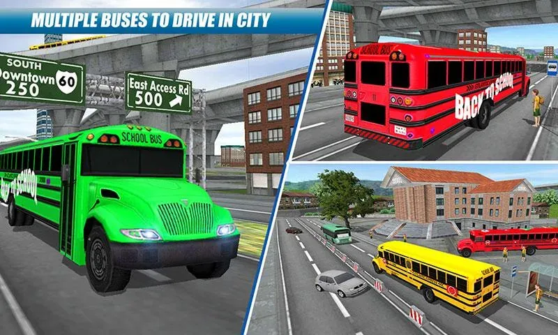 School Bus Driving Game [МОД Premium] APK Android Screenshot 4