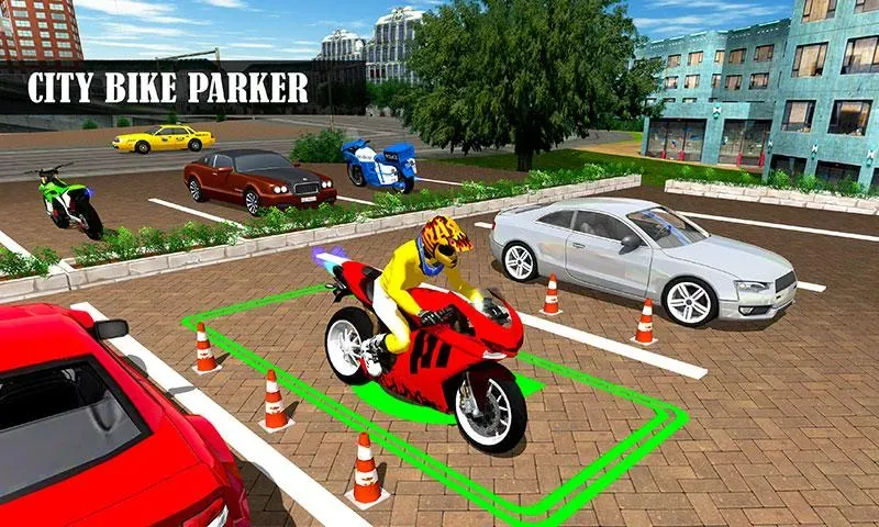 Bike Parking Moto Driving Game (Ларонг Парадахан нг Бисиклета) [МОД Много денег] APK Android Screenshot 1
