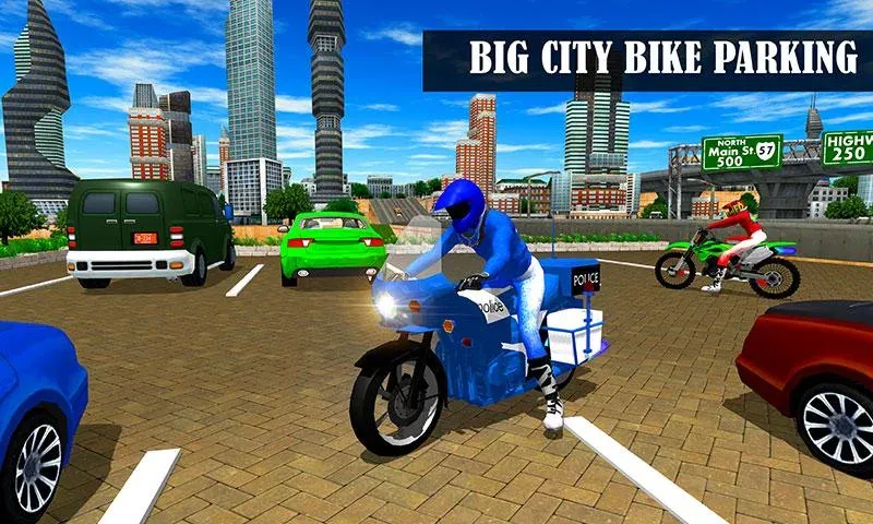 Bike Parking Moto Driving Game (Ларонг Парадахан нг Бисиклета) [МОД Много денег] APK Android Screenshot 3