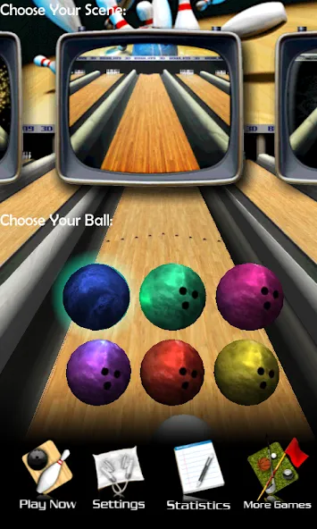 3D Bowling [МОД Все открыто] APK Android Screenshot 1