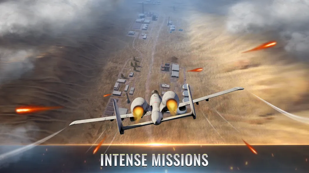 Fighter Pilot: HeavyFire (Файтер Пилот) [МОД Много денег] APK Android Screenshot 2