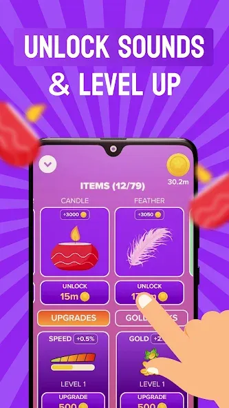 ASMR Microphone Sounds Game (АСМР Микрофон Саундс Гейм) [МОД Много денег] APK Android Screenshot 4