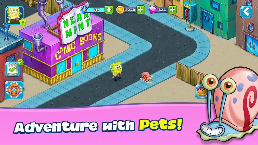 SpongeBob Adventures: In A Jam (Спанч Боб приключения) [МОД Mega Pack] APK Android Screenshot 5