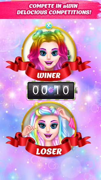 DIY Candy Makeup-Beauty Salon (ДИУАИ Мейкап) [МОД Бесконечные монеты] APK Android Screenshot 5