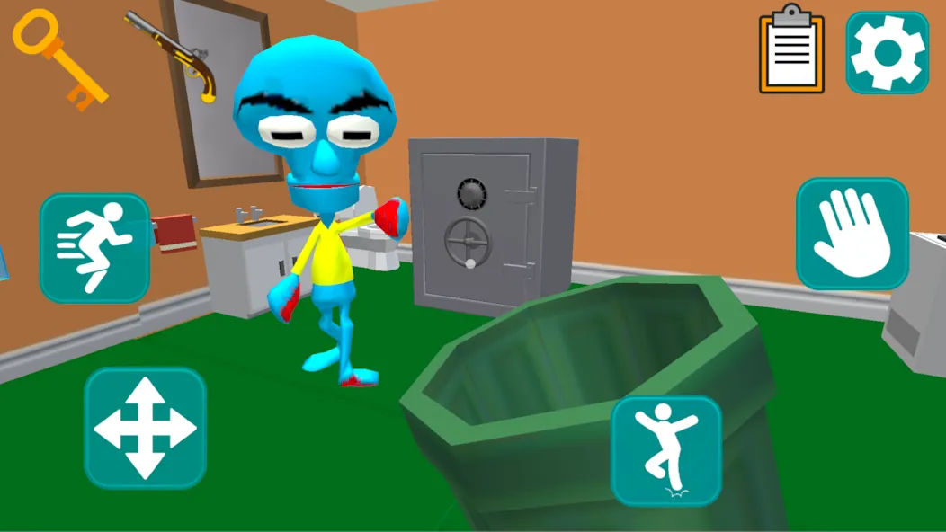 Squid Neighbor. Sponge Escape [МОД Mega Pack] APK Android Screenshot 2