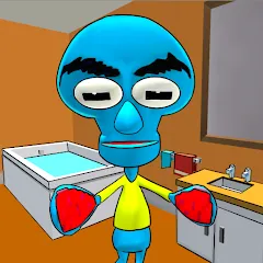 Squid Neighbor. Sponge Escape [МОД Mega Pack] APK Android