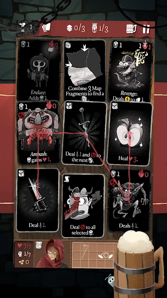 Card Crawl Adventure (Кард Кроул Приключение) [МОД Mega Pack] APK Android Screenshot 1