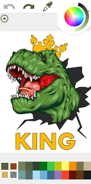 Dinosaurs Coloring Book Dino [МОД Premium] APK Android Screenshot 2