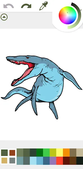 Dinosaurs Coloring Book Dino [МОД Premium] APK Android Screenshot 4