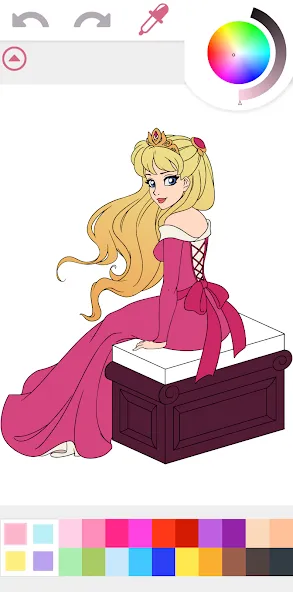 Princess Coloring Book Game [МОД Unlocked] APK Android Screenshot 4