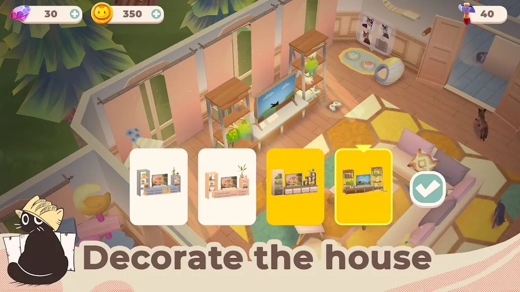 Cat Rescue Story: Pet Shelter (Кэт Рескью Стори) [МОД Меню] APK Android Screenshot 2