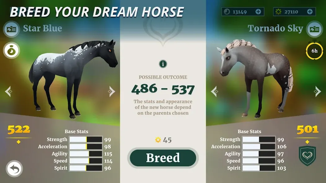 Wildshade: Fantasy Horse Races (Уайлдшейд) [МОД Unlocked] APK Android Screenshot 2