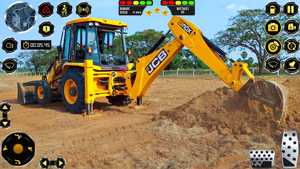 JCB Excavator Construction 3D [МОД Premium] APK Android Screenshot 2