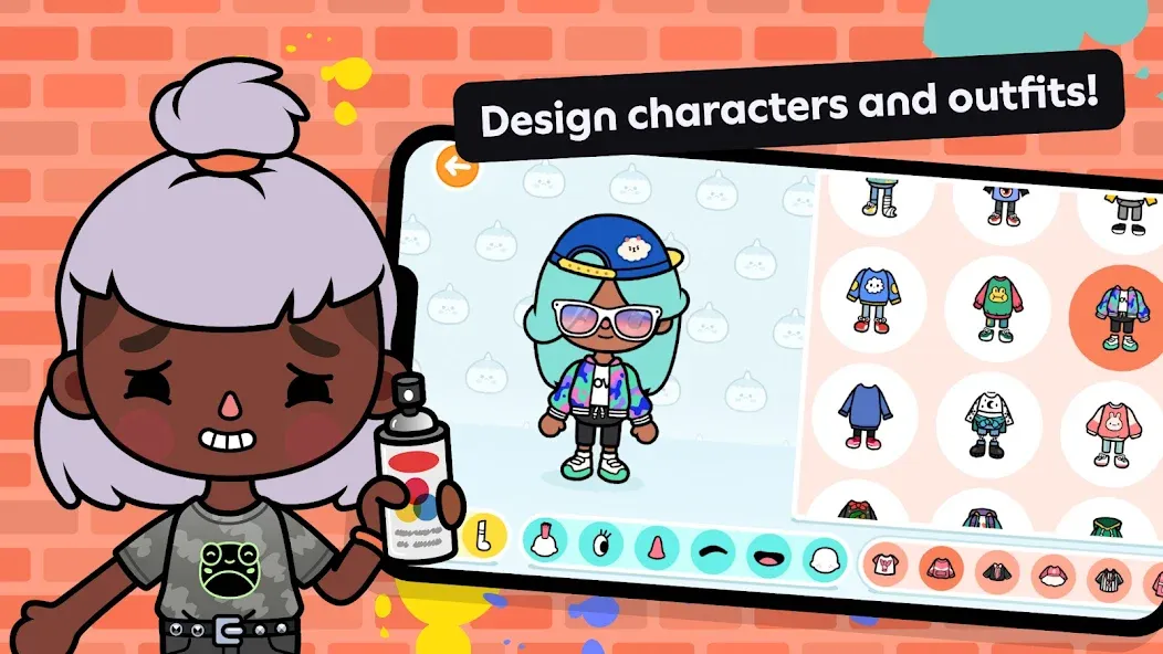 Toca Boca World (Тока Лайф Ворлд) [МОД Меню] APK Android Screenshot 2