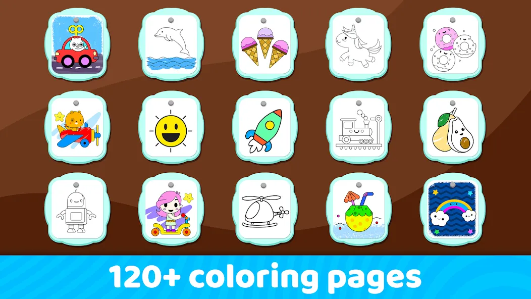 Toddler Coloring Book For Kids [МОД Mega Pack] APK Android Screenshot 4