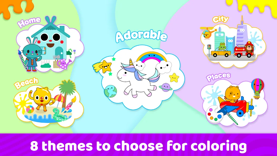 Toddler Coloring Book For Kids [МОД Mega Pack] APK Android Screenshot 5