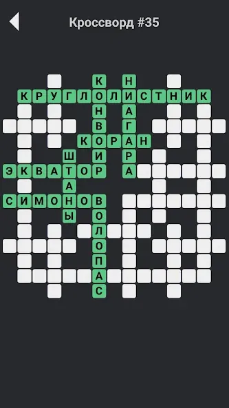Кроссворды без интернета [МОД Все открыто] APK Android Screenshot 1