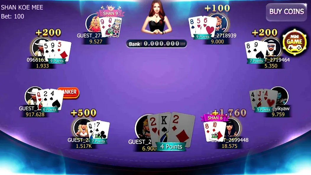 Win88 - Shan Koe Mee (Тонгитс Рич88) [МОД Меню] APK Android Screenshot 1
