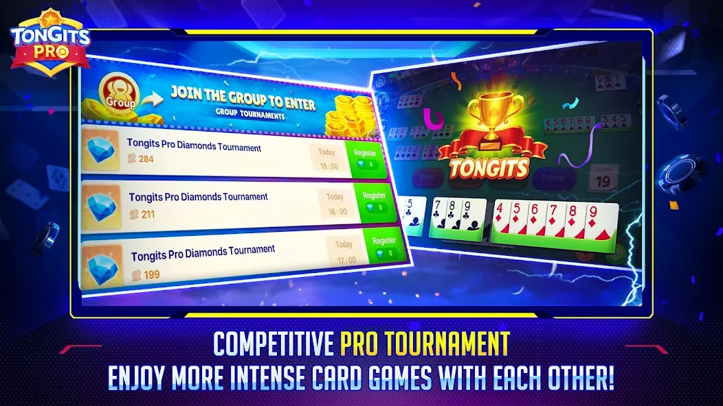 Tongits Pro (Тонгитс Про) [МОД Все открыто] APK Android Screenshot 3