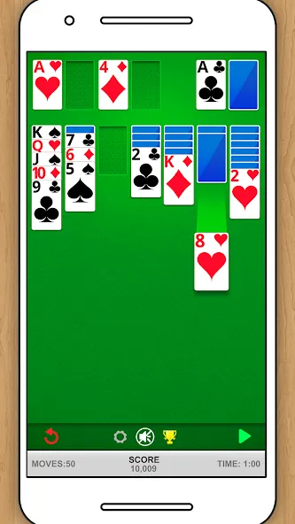 SOLITAIRE CLASSIC CARD GAME [МОД Много денег] APK Android Screenshot 2