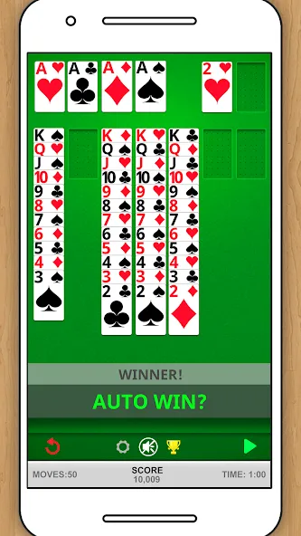 SOLITAIRE CLASSIC CARD GAME [МОД Много денег] APK Android Screenshot 3
