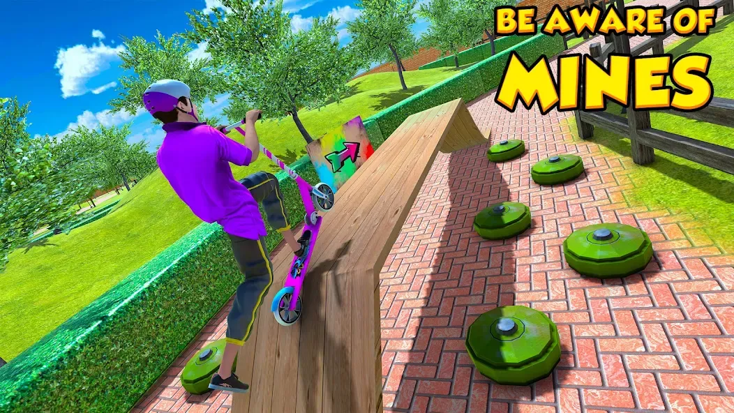 BMX Air Skate Scooter Tricks [МОД Unlocked] APK Android Screenshot 1