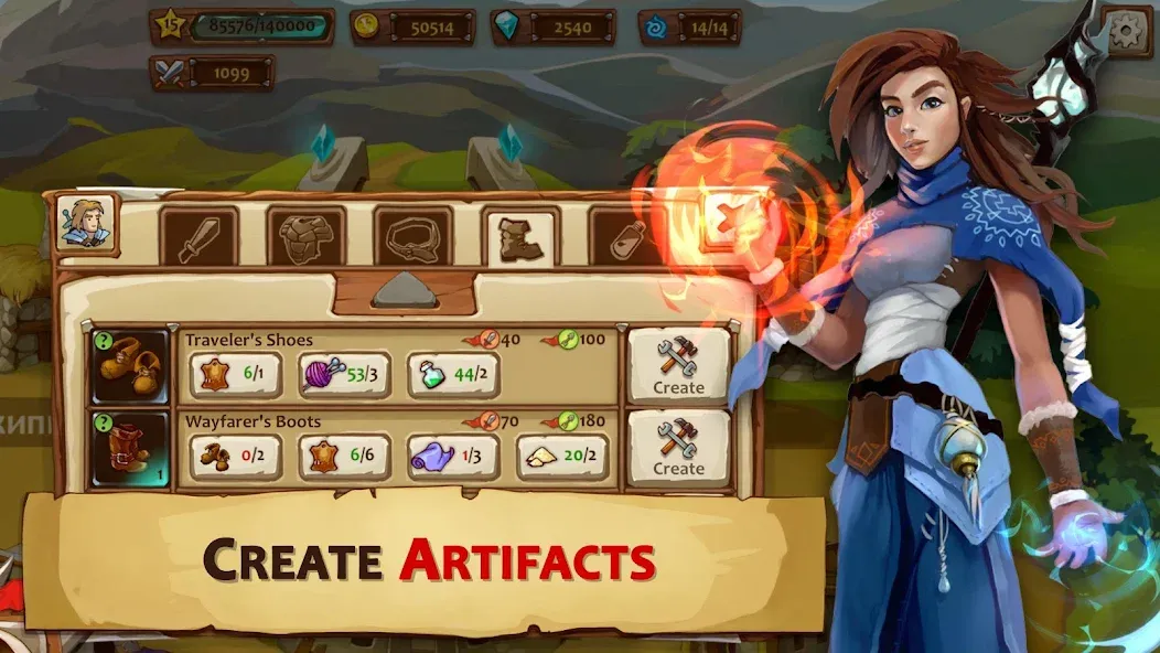 Braveland Heroes (Брейвленд Герои) [МОД Меню] APK Android Screenshot 3