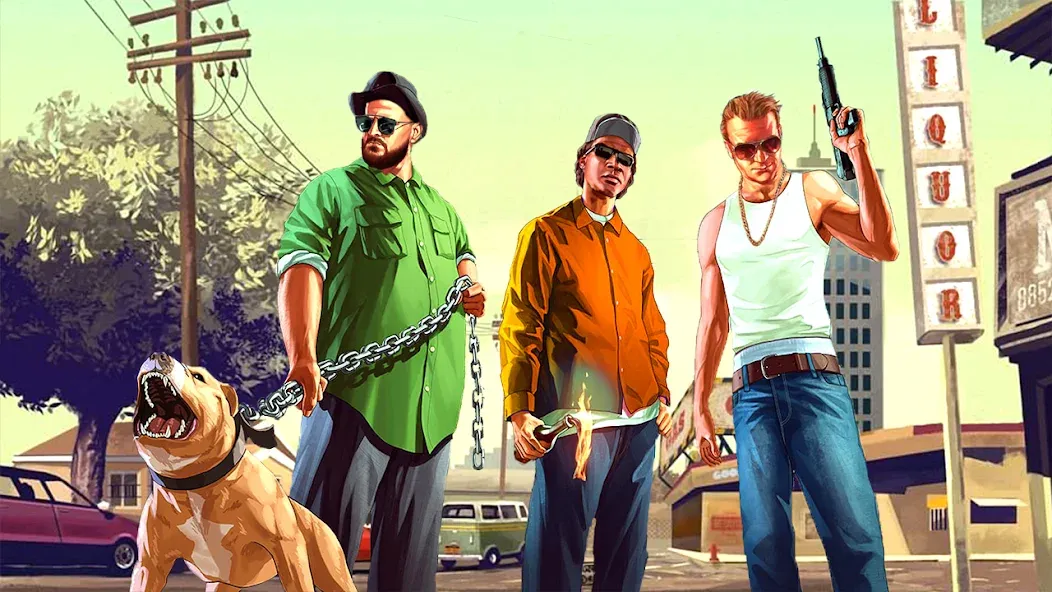 City Grand Gangster Crime (Сити Гранд Гангстер Крайм) [МОД Меню] APK Android Screenshot 3