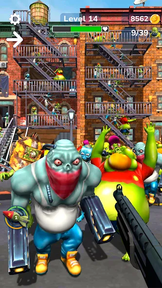 Tower Gunner: Zombie Shooter (Тауэр Ганнер) [МОД Много денег] APK Android Screenshot 1