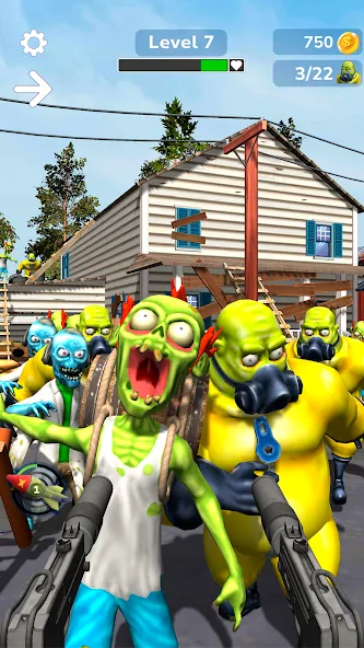 Tower Gunner: Zombie Shooter (Тауэр Ганнер) [МОД Много денег] APK Android Screenshot 2