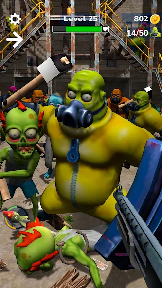 Tower Gunner: Zombie Shooter (Тауэр Ганнер) [МОД Много денег] APK Android Screenshot 4