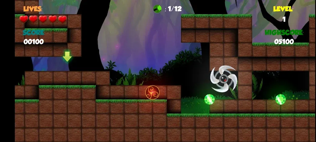 Red Bounce Ball 1 (Ред Роллер Баунс Болл 2) [МОД Premium] APK Android Screenshot 1