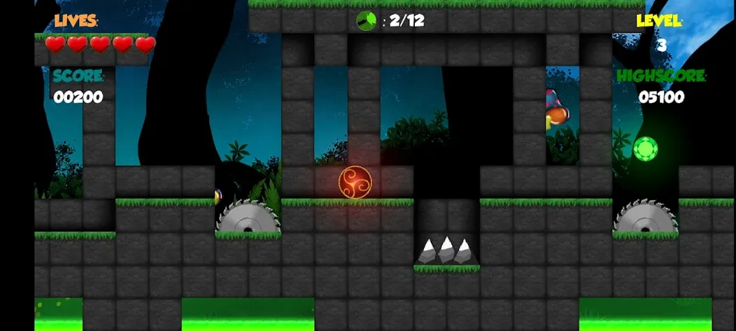 Red Bounce Ball 1 (Ред Роллер Баунс Болл 2) [МОД Premium] APK Android Screenshot 2
