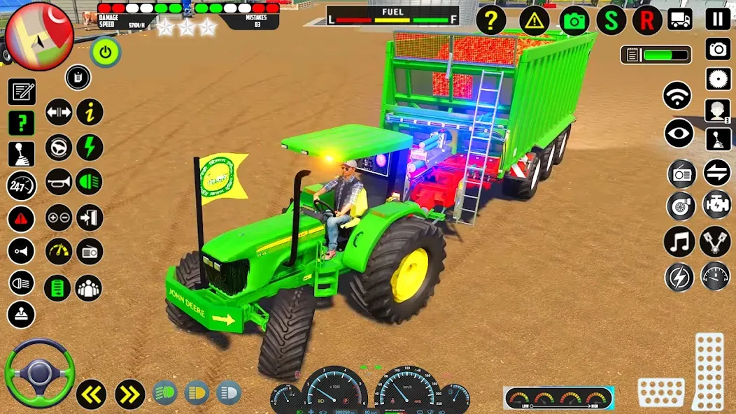 Tractor Farming Games 2023 [МОД Меню] APK Android Screenshot 2