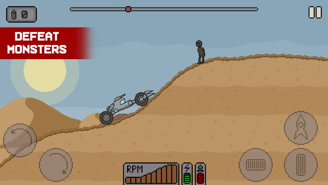 Death Rover: Space Zombie Race (Дэт Ровер) [МОД Меню] APK Android Screenshot 2