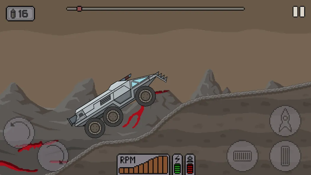 Death Rover: Space Zombie Race (Дэт Ровер) [МОД Меню] APK Android Screenshot 5