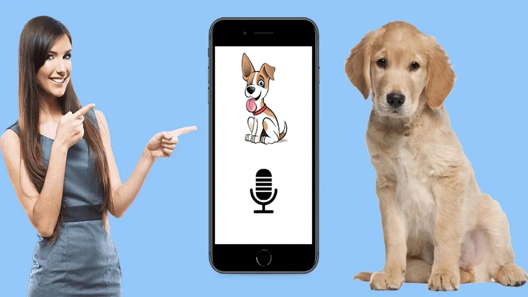 Dog Translator: Bark to Human [МОД Premium] APK Android Screenshot 1