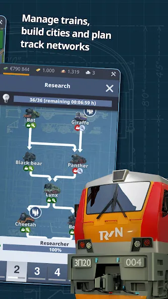 Rail Nation - Railroad Tycoon (Рэйл Нэйшн) [МОД Premium] APK Android Screenshot 2