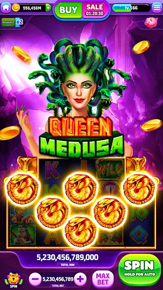 Spin To Rich - Vegas Slots (Спин Ту Рич) [МОД Unlocked] APK Android Screenshot 3