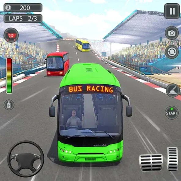 Coach Bus Games: Bus Simulator (Коуч Бас Геймс) [МОД Mega Pack] APK Android Screenshot 1