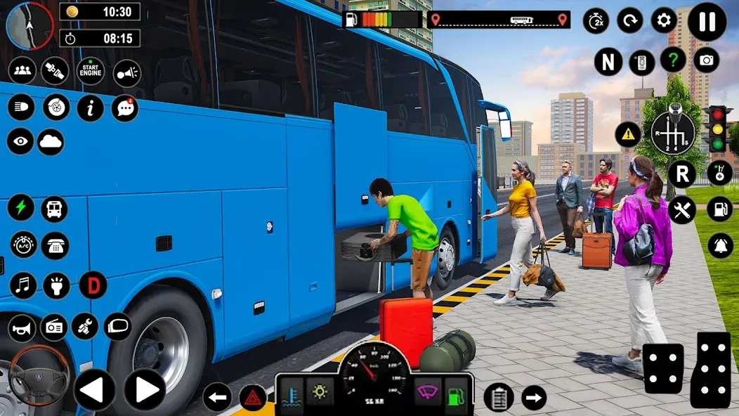 Coach Bus Games: Bus Simulator (Коуч Бас Геймс) [МОД Mega Pack] APK Android Screenshot 4