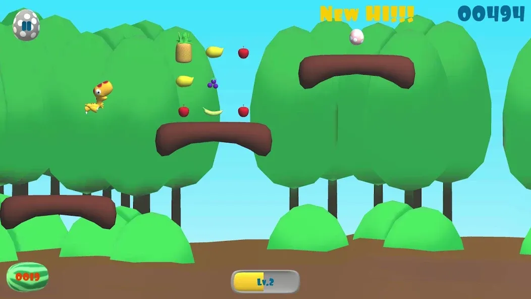 Dinosaur Run (Динозавр Ран) [МОД Все открыто] APK Android Screenshot 2