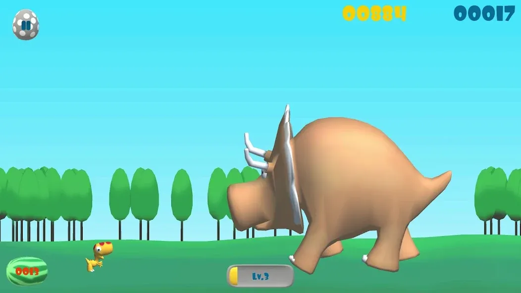 Dinosaur Run (Динозавр Ран) [МОД Все открыто] APK Android Screenshot 3